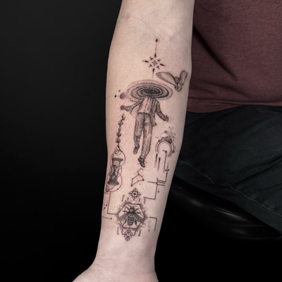 ➕ v o i d ➕ 
.
.
.
.
.
.
.
.
.
.
.
.
.
.
.
@hustlebutterdeluxe @hustlebuttertatt… — tattoo by Ilkim Koc, New York, New York