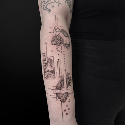 ➕ b a l a n c e ➕ 
.
.
.
.
.
.
.
.
.
.
.
.
.
.
.
@hustlebutterdeluxe @hustlebutt… — tattoo by Ilkim Koc, New York, New York