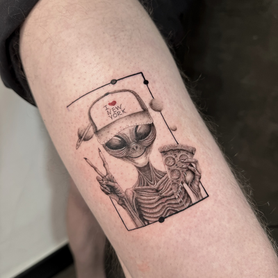 A new adventure begins! I’m so honored to join the Hustle Butter Family @hustleb… — tattoo by Ilkim Koc, New York, New York