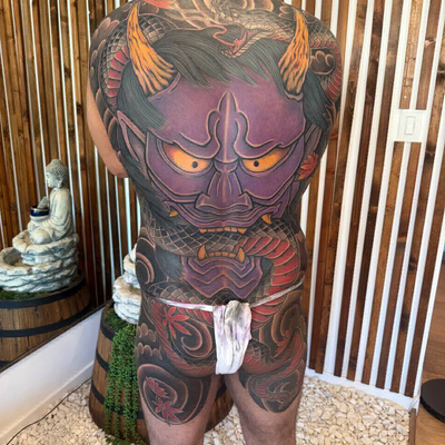 Tattoo by InkedZenBeverlyHills: Hori-Maki (彫まき)
@Horimakitattooing  is a master of traditional Japanese tattooin…