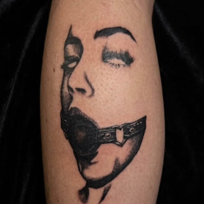 #blackworktattoo #arizonatattooartist #kinkytattoo #mysticlotustattoos #freshink — tattoo by Matt McGinnis, Tempe, AZ