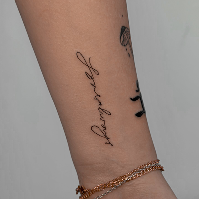it is such an honor to be trusted with the handwriting of a loved one 💗

#losan… — tattoo by Ariane  McDonald, Los Angeles, California