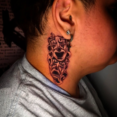 °🎭 — tattoo by Manolo Alvarez, Somers Point, new Jersey