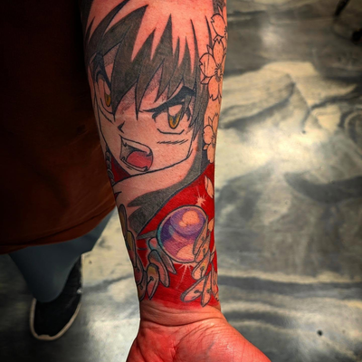 °W I P — tattoo by Manolo Alvarez, Somers Point, new Jersey