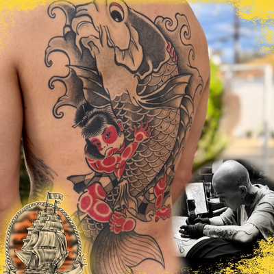 Hello! I’m Shino and Japanese female tattoo artist.
Tattooing based in LA.
A fir… — tattoo by Shino Nakamoto, Los Angeles, California