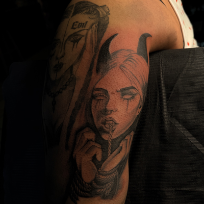 #connecticut — tattoo by Cass Gardner, Hamden, Connecticut