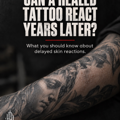 Have you ever noticed an old tattoo become raised, itchy, or irritated? Share yo… — tattoo by Eduardo Gómez, Orange, California