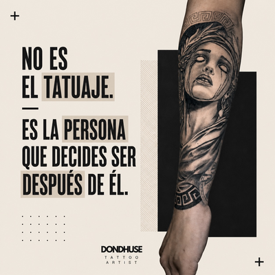 Mucha gente piensa que un tatuaje es solo tinta.

Después de tatuar durante años… — tattoo by Eduardo Gómez, Orange, California