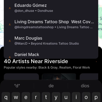My Instagram is now connected to @inker_app.
A new way to share my work, connect… — tattoo by Eduardo Gómez, Orange, California