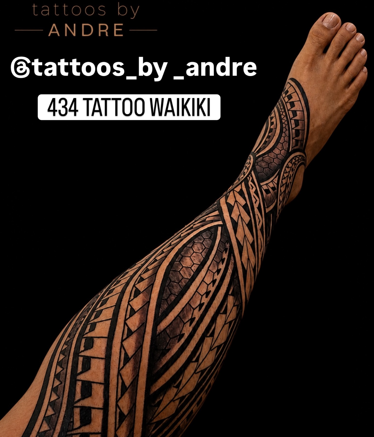 BIG IDEAS. BOLD TATTOOS. ONE SITTING.
Meet Andre, one of the talented artists at… — tattoo by Adam Khampong, Honolulu, Hawaii