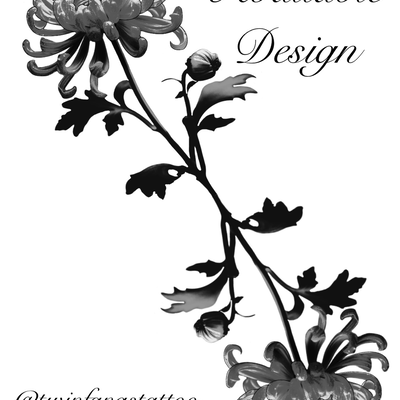 Black work chrysanthemum 🖤 dm me to claim 

#chrysanthemum #chrysanthemumtattoo… — tattoo by Zoe Blackman, Providence, Rhode Island