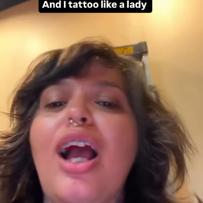 Lick the fuckin dirt off my boot like a corn dog or whatever they said 
#tattoo … — tattoo by Chelsea  Dagger, Orange, California