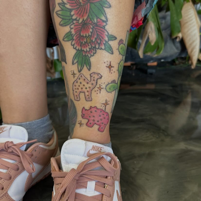 Some animal cookie fillers for 

@bonita.by.samara 

#tattoo #tattooartist #fema… — tattoo by Chelsea  Dagger, Orange, California