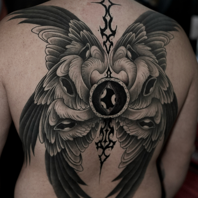Serafin — tattoo by Jose Orozco, Ciudad de Guatemala , Guatemala 