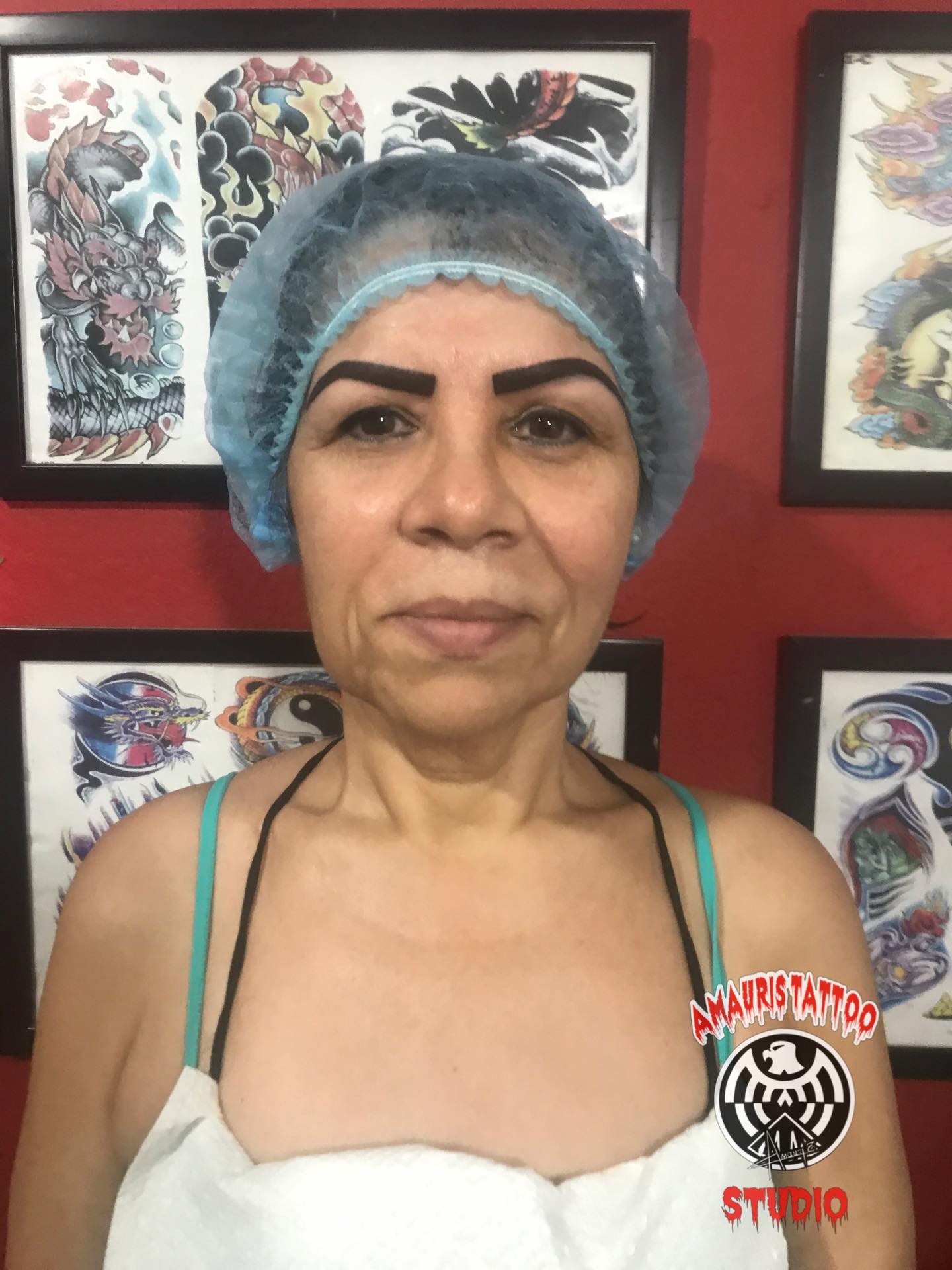 Las cejas tatuadas colór marrón café oscuro para citas y cotización al WhatsApp … — tattoo by Amauris Taveras, la Vega R.D 🇩🇴, La Vega 