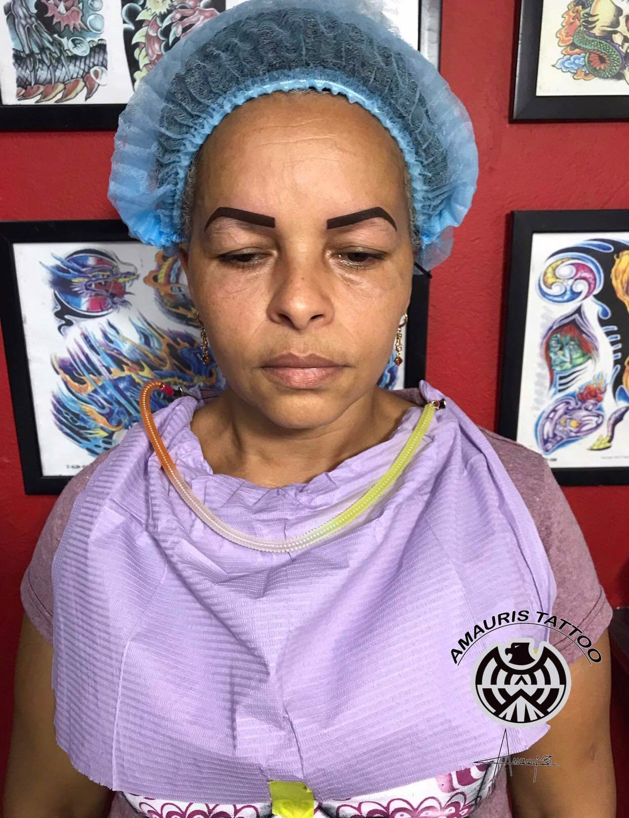 La cejas tatuadas si quieres cejas como estás no dudes en enviar un mensaje What… — tattoo by Amauris Taveras, la Vega R.D 🇩🇴, La Vega 