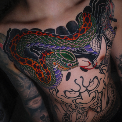 Ongoing project with mr @amos.tnt 

Sponsored by: 
@asiatattoosupply 
@og_produc… — tattoo by Linus Lim, Singapore, Singapore