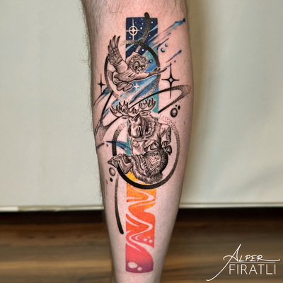 Inspired by characters from Serbian folk tales.
A custom composition blending fi… — tattoo by Alper FIRATLI, Los Angeles, California