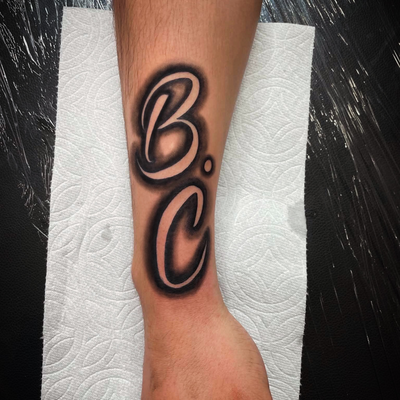 Last night, first timer tat — tattoo by Jc TheArtist, Downey, California