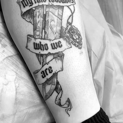 Thanks to all repeat clients! 
.
.
.
.
.
#art #wow #tattoo #sword #tattoos — tattoo by Sam Robichaud, Los Angeles, California