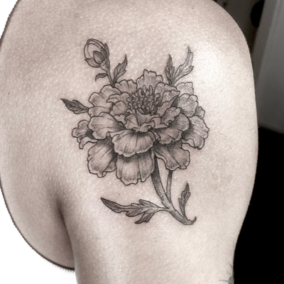 I do flowers too
#art #illustration #tattoo #tattoos #flowers — tattoo by Sam Robichaud, Los Angeles, California