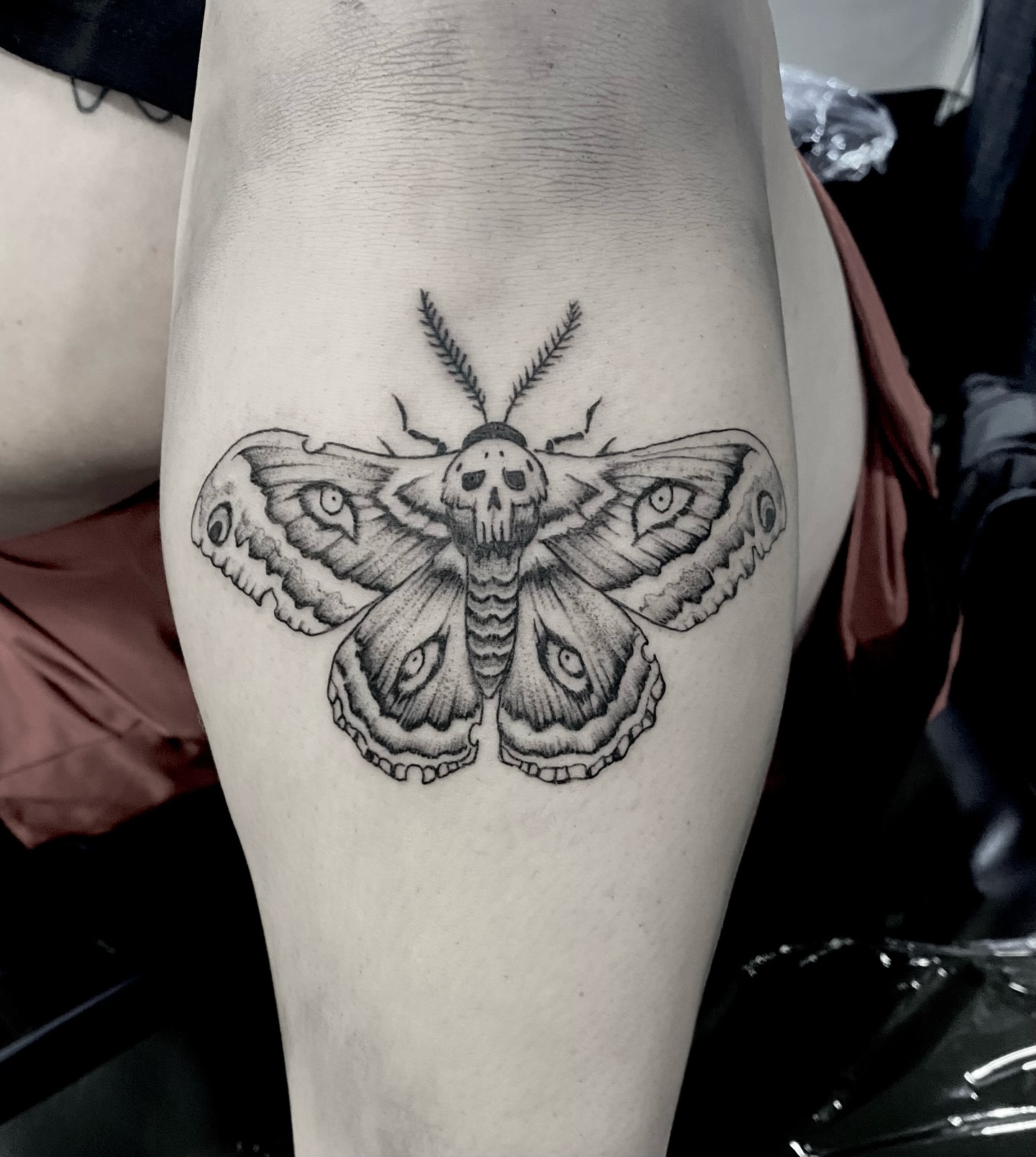Another banger from the show in San Diego this month. Can’t wait for the next on… — tattoo by Sam Robichaud, Los Angeles, California