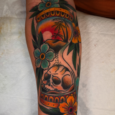 Another one from the wanna do book.  Let’s do some cool tattoos! Come see me.  L… — tattoo by Josh Hall, Dallas, Texas