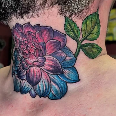 Thank you so much Damien!! ❤️❤️❤️
Necks are always challenging, but this awesome… — tattoo by Jay'e Jones, Yucca Valley, California