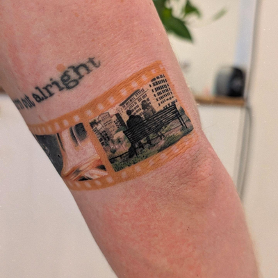 Guess the movie! Part 1.

2"x1". I normally wouldn't encourage going this small,… — tattoo by Janel Petch, Eagle Rock, CA