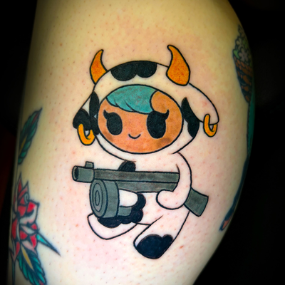 Post by spookybootattoo on Inker — tattoo by Danni Munoz, Los Angeles, California