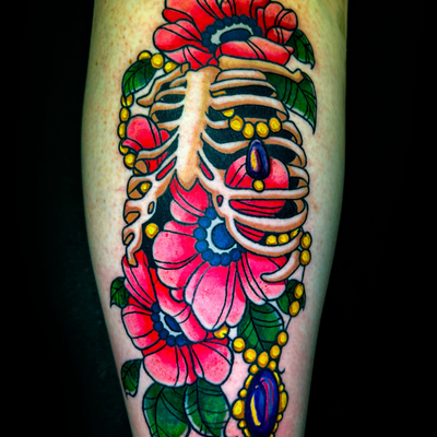 Finished this piece on my wonderful bestie Michelle!!! Parts are healed and part… — tattoo by Danni Munoz, Los Angeles, California
