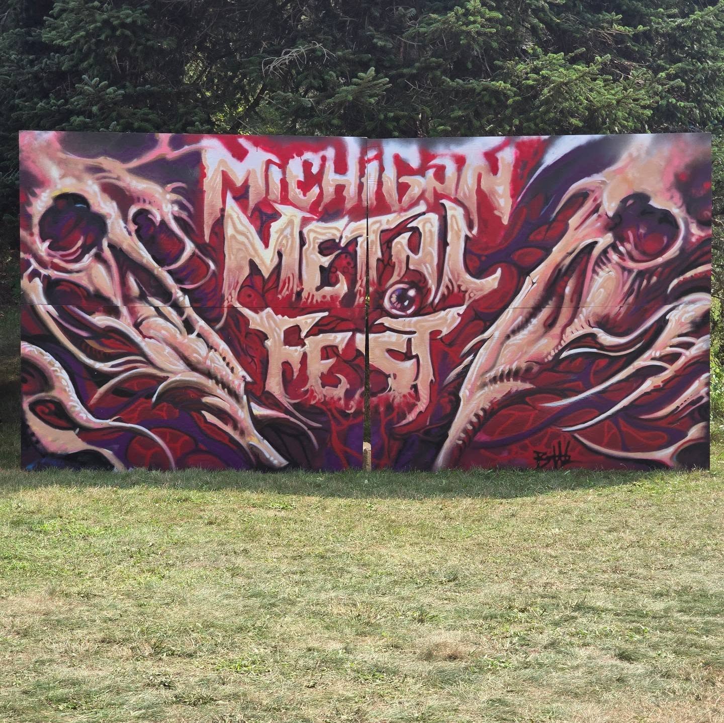 @michiganmetalfest — tattoo by Barbie Lavon, Troy, Michigan