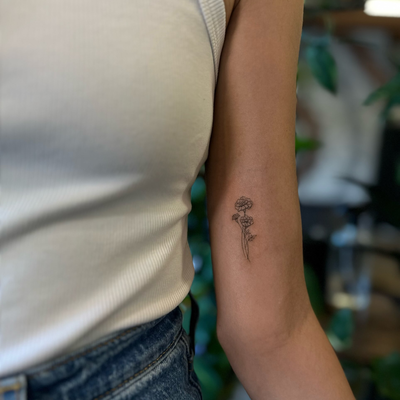 @koru_gallery — tattoo by Yana Liner, Culver City, California