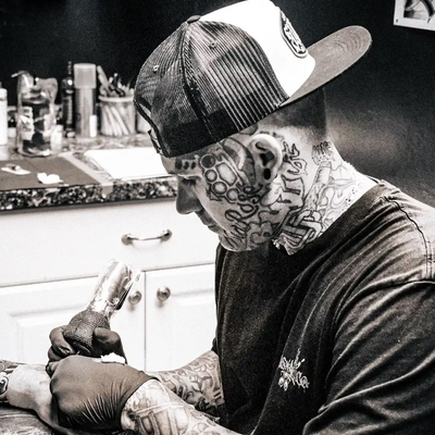 Grind mode. Photos done by @bc_productionsusa . #tattoo #aztattooartist #fyp #wo… — tattoo by Steven Radice, Chandler, Arizona