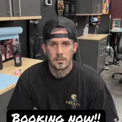 Now booking for the Hobbs New Mexico @inkers_tattoo_expo , looking to do full or… — tattoo by Steven Radice, Chandler, Arizona