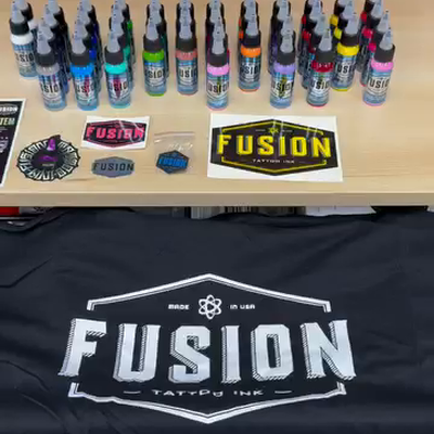 Thanks @derekscottart for the new ink set. #fusionink #tattoo #aztattooer #elect… — tattoo by Steven Radice, Chandler, Arizona