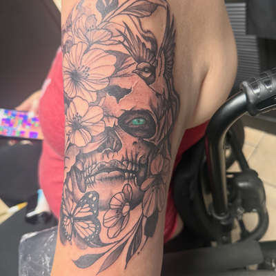 Today’s piece was a fun one — tattoo by Steven Radice, Chandler, Arizona