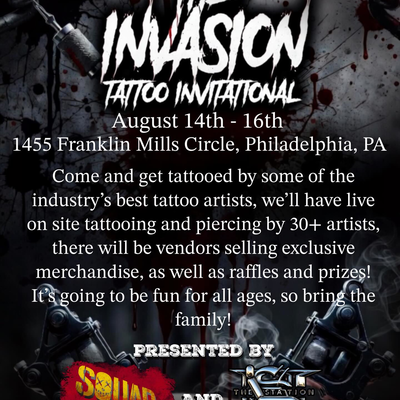 What up Philadelphia! August 14 - 16 Squad Proteam and @thestationbyswaggahouset… — tattoo by Josh Fesik, Willow Grove, Pennsylvania