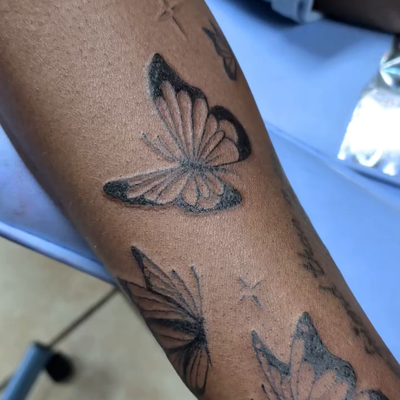 Thank you so much for coming in yesterday! I love how this adorable charm bracel… — tattoo by Makayla Wallace, Shreveport, Louisiana