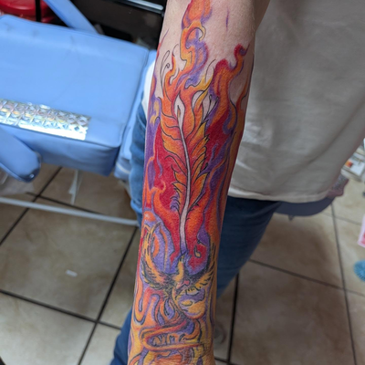 Absolutely obsessed and showing more progress on this piece. I believe this sess… — tattoo by Makayla Wallace, Shreveport, Louisiana