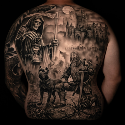#tattoos #charlottetattoo #tattoorealism #tattooartist #emalla — tattoo by Victor Moreno, Indian Trail, North Carolina