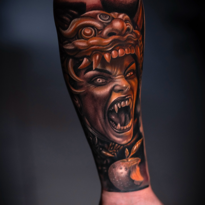 #emalla #emallausa #tattoo #tattoorealism #charlottenc — tattoo by Victor Moreno, Indian Trail, North Carolina