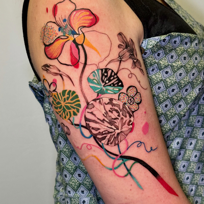 One of my favorite tattoos that I have done lately! Thank you so much for trusti… — tattoo by Diana Muresan, Phoenix, Arizona