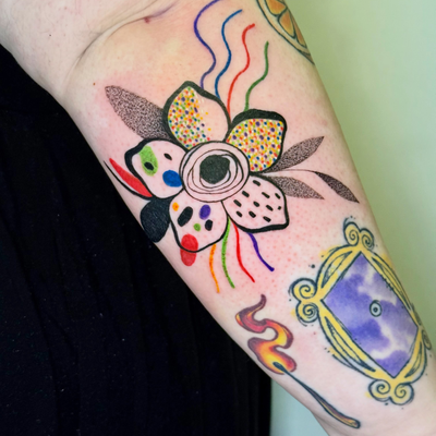 From my flash! Thank you for picking this one! My books are open. DM to book or … — tattoo by Diana Muresan, Phoenix, Arizona