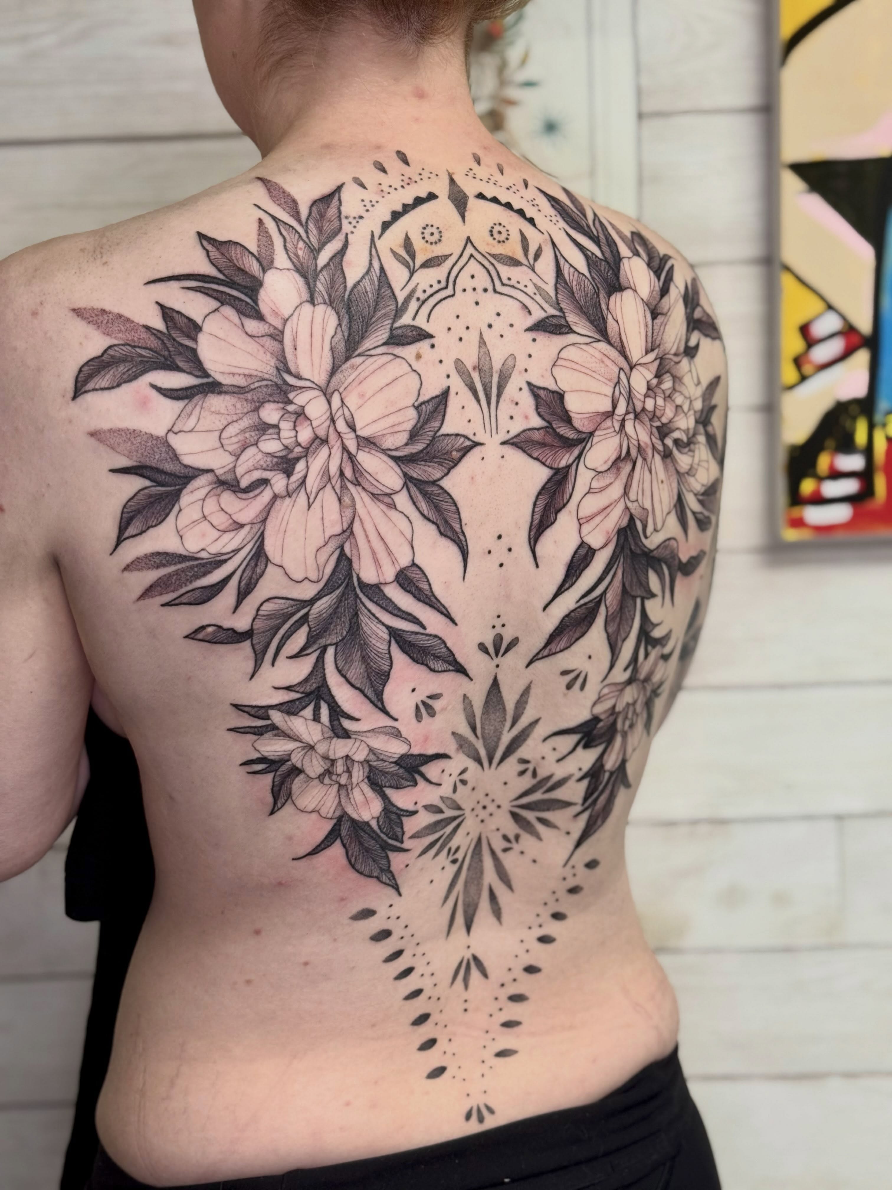Two sessions back tattoo! Now booking July and August in Phoenix,AZ. Dates avail… — tattoo by Diana Muresan, Phoenix, Arizona