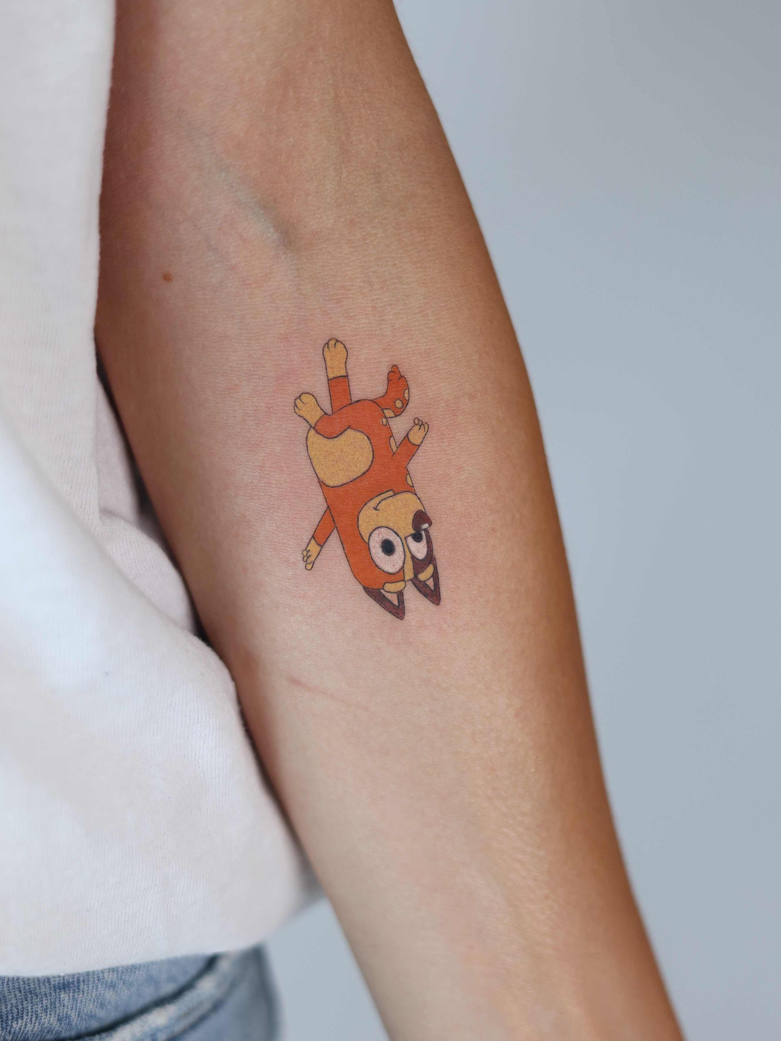 Matching tattoo of Bingo 🧡🐶
@tattoobahar 
•
•
•
Done at @flamewiseink 
#bingot… — tattoo by Bahar Matloubi, Toronto, Ontario