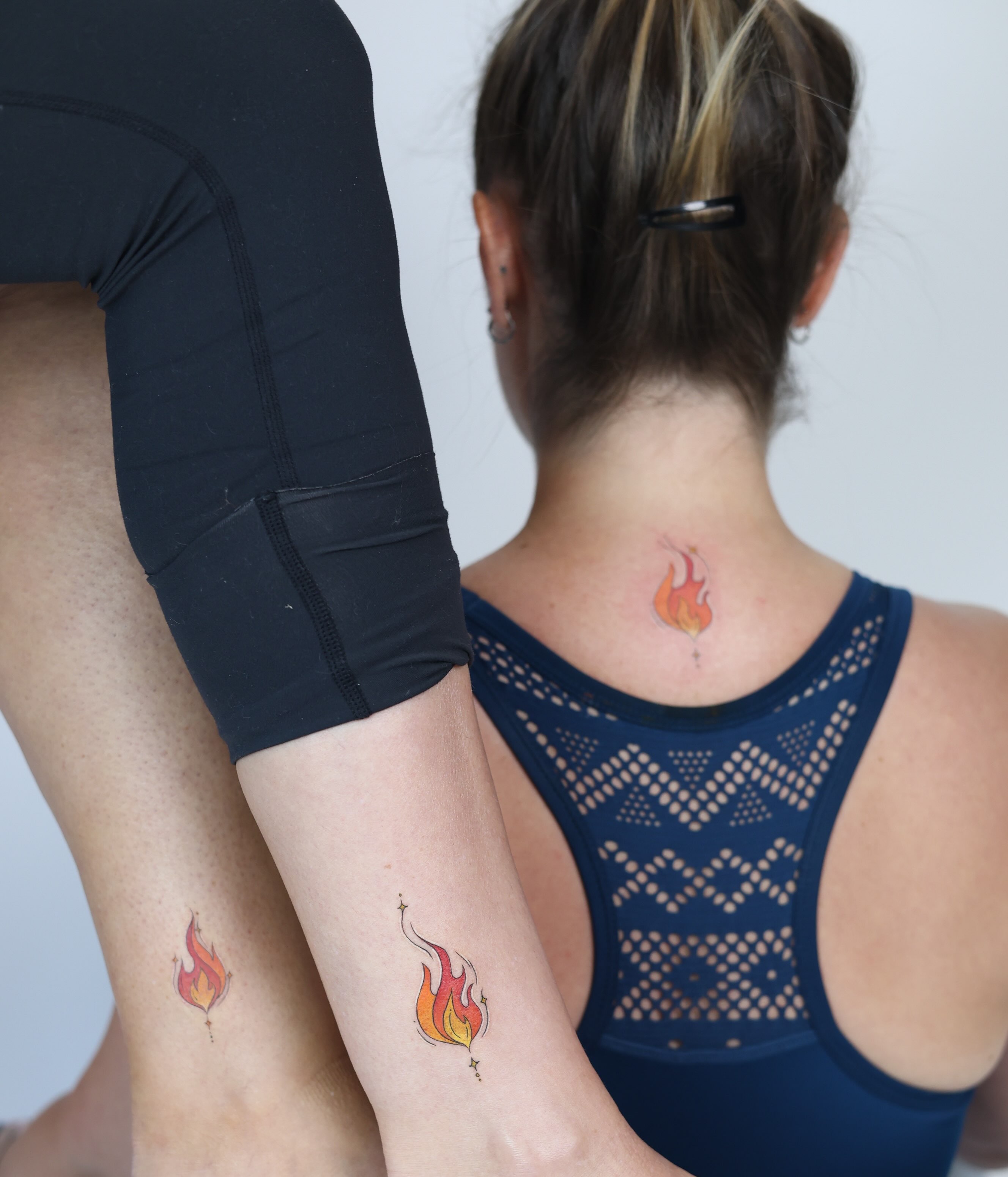 Fire flames for cousins 🔥❤️‍🔥
@tattoobahar 
•
•
•
Done at @flamewiseink 
#fire… — tattoo by Bahar Matloubi, Toronto, Ontario