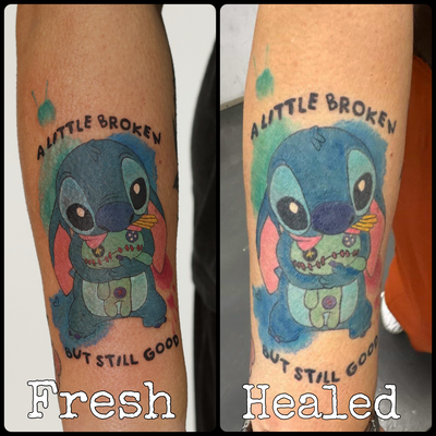 Healed after 4 months 🪻🧸
@tattoobahar 
.
.
.
Done at @flamewiseink 
#stitchtat… — tattoo by Bahar Matloubi, Toronto, Ontario