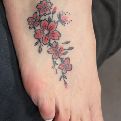 Ink on the skin, an engine in the blood, and the night as our only refuge." 🏍️✨… — tattoo by Hugo Mayen, Garden Grove, California