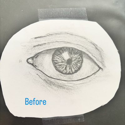 The first eye I did two years ago while I was preparing my portfolio. I really t… — tattoo by Jeremiah Rolon, Gilbertsville, Pennsylvania